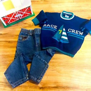 Set Sail Retro 2T Boys Set Oshkosh